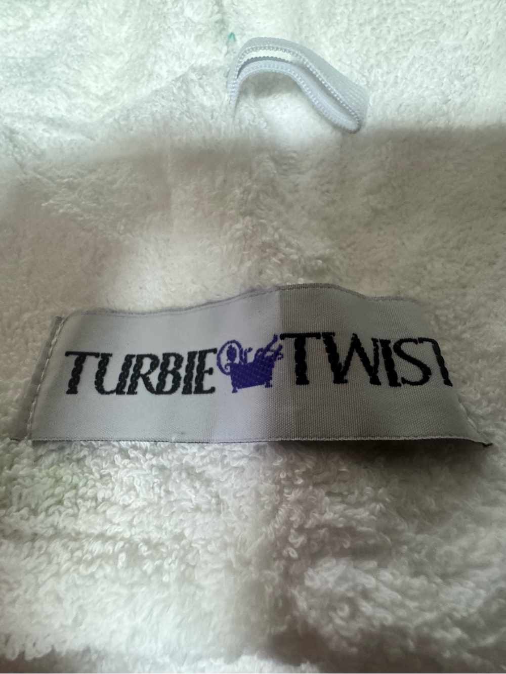 Turbie Twist White Microfiber Hair Towel Wrap